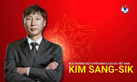 HLV Kim Sang Sik chính thức dẫn dắt đội tuyển Việt Nam
