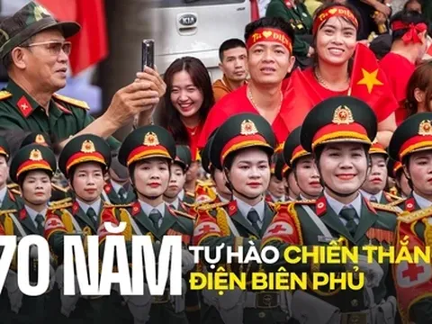 Những hình ảnh ấn tượng nhất tại lễ diễu binh, diễu hành mừng đại lễ 70 năm Điện Biên Phủ